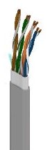 BELDEN Ethernet (LAN) Cables 40 Belden 11872A DataTuff® 6, 4 Bonded-Pr #24 Sol BC, PO Ins, PVC Jkt, PVC Jk