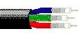 Broadcast Audio / Video Cables 96 Belden 1277R RGB Video, Mini Hi-Res, #25-3 Coax Solid TC, CMR