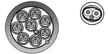 Broadcast Audio / Video Cables 45 Belden 1512ENH AUDIO ANALOG 8 PAIR 24AWG, BELDFOIL, LSZH