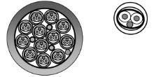 Broadcast Audio / Video Cables 46 Belden 1513ENH AUDIO ANALOG 12 PAIR 24AWG, BELDFOIL, LSZH