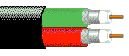 Broadcast Audio / Video Cables 12 Belden 1694D Serial Digital Coax, Dual RG6, #18 Solid BC, Duofoil® + 95%