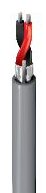 Broadcast Audio / Video Cables 57 Belden 1800B Digital Audio Cable, 1 Pr #24 Str TC, O/A Foil, PVC Jkt, CMR