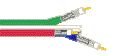 Broadcast Audio / Video Cables 23 Belden 1855S3 VideoFLEX® Snake, Banana Peel, Mini, #23-3 Coax, CMR