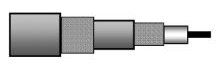 Broadcast Audio / Video Cables 83 Belden 7784E 7784E - Triax 11, 15 AWG Solid BC, Double BC Braids, PVC Jkt