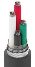 Broadcast Audio / Video Cables 76 Belden 8424 Microphone Cable, Star Quad, 4 C #20 Str TC, Rayon & 85% TC