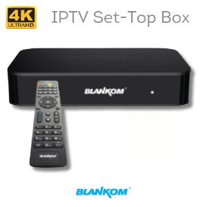 PoE, PoE+ Kablo, Konnektör, Cihazlar 2 BLANKOM 6800+ 4K UHD IPTV set-top box (STB)
