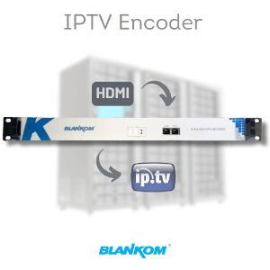 Encoders, Multiplexers for Broadcasters 5 BLANKOM EMU-8600 IPTV encoder, 16/24 HDMI inputs