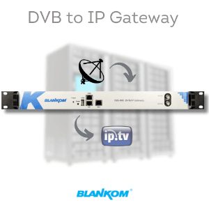 IPTV Headend Units 4 BLANKOM IGS-900 DVB to IP gateway, 16 tuners, standard model