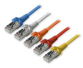 RJ45 Patch Cords 36 Datwyler RJ45 patch cords Cat.5/5e 100 MHz, shielded (S/UTP), wiring 1:1 haloge