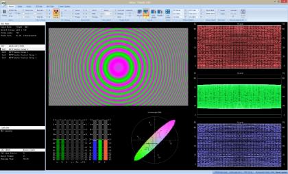 Video Test and Measurement 25 DekTec SdEye real-time SDI and SMPTE 2110 analyzer software screenshot