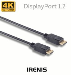 Irenis 38 IRENIS DP12-3000 DisplayPort 1.2 Cable, 4K