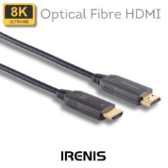 Irenis 22 IRENIS HDMI-10K-5000 Active Ultra High-Speed HDMI Hybrid Cable (AOC) for Long Distance