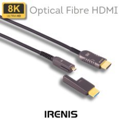 Irenis 20 IRENIS HDMI-10K-6000 Active Ultra High-Speed HDMI Hybrid Cable (AOC) for Long Distance