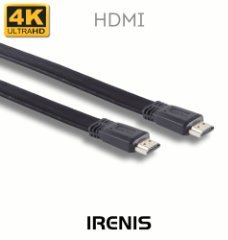 Irenis 31 IRENIS HDMI-4K-1000 HDMI Cable 4K Flat, Flexible