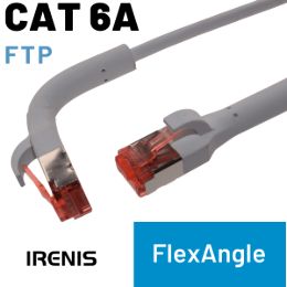 RJ45 Patch Cords 15 IRENIS CAT6-8000 Cat.6A FTP Patch Cord with Flexible Connectors