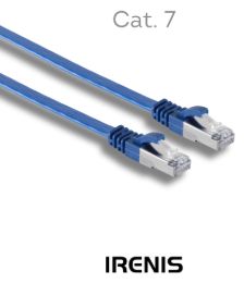 RJ45 Patch Cords 9 IRENIS CAT7-3000 Cat.7 FTP Patch Cord with Flat Cable