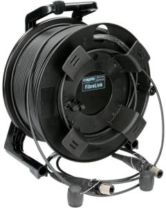 Makaralı Seyyar Fiber Optik Kablolar 9 KLOTZ makaralı seyyar fiber optik kablo, opticalCON DUO cable drum (F2US33G)