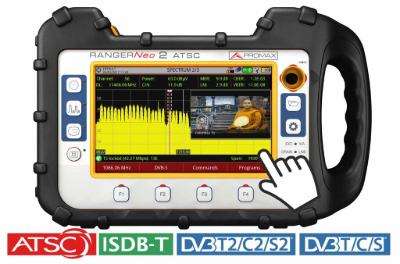 TV, Cable and Satellite Spectrum Analyzers 8 PROMAX RANGER Neo 2 ATSC TV and satellite signal analyzer