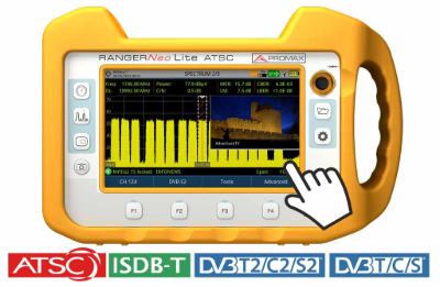 TV, Cable and Satellite Spectrum Analyzers 10 PROMAX RANGER Neo Lite ATSC TV signal analyzer