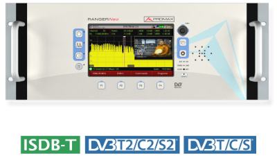 TV, Cable and Satellite Spectrum Analyzers 19 PROMAX RANGER Neo Rack 2 rack-mounted TV and satellite analyzer