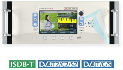 TV, Cable and Satellite Spectrum Analyzers 18 PROMAX RANGER Neo Rack 3 rack-mounted TV and satellite analyzer