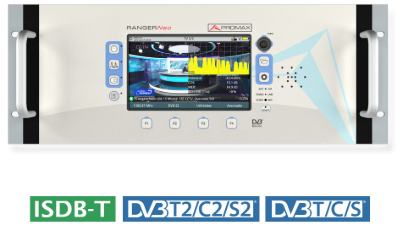 TV, Cable and Satellite Spectrum Analyzers 20 PROMAX RANGER Neo Rack + rack-mounted TV and satellite analyzer