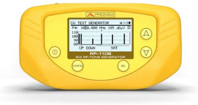 TV, Cable and Satellite Spectrum Analyzers 27 PROMAX RP-110 coaxial cable test signal generator
