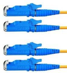 Fiber Optik Patch Cord 23 Telegärtner Connector Types: 1st end LC Duplex, 2nd end E2000