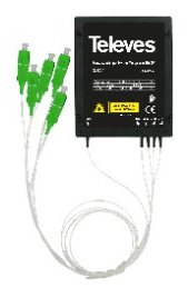 TV & Satellite-TV Distribution over Fiber Optics 63 Televes 234757 DWDM optical Demultiplexer 1 input - 4 outputs: Ch34/Ch33/Ch32/Ch31