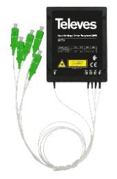 TV & Satellite-TV Distribution over Fiber Optics 62 Televes 234758 CWDM optical Demultiplexer 1 input - 4 outputs: 1570/1550/1530/1510nm