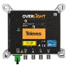 TV & Satellite-TV Distribution over Fiber Optics 42 Televes 237571 Overlight optical transmitter DWDM, Indoor use, DAB/UHF/SAT, Ch31, Po 9dBm