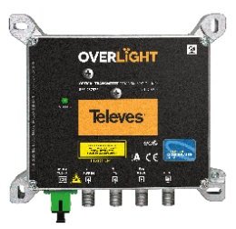 TV & Satellite-TV Distribution over Fiber Optics 43 Televes 237572 Overlight optical transmitter DWDM, Indoor use, DAB/UHF/SAT, Ch32, Po 9dBm