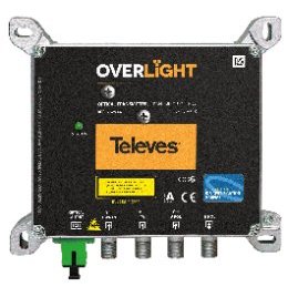 TV & Satellite-TV Distribution over Fiber Optics 45 Televes 237574 Overlight optical transmitter DWDM, Indoor use, DAB/UHF/SAT, Ch34, Po 9dBm